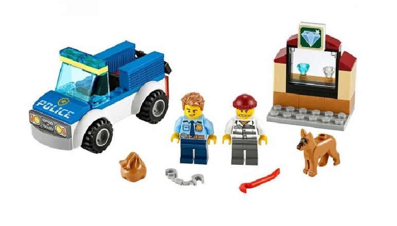 Lego City Полицейский отряд с собакой