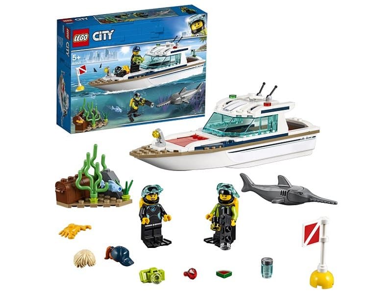 Lego City, Транспорт Яхта для дайвинга
