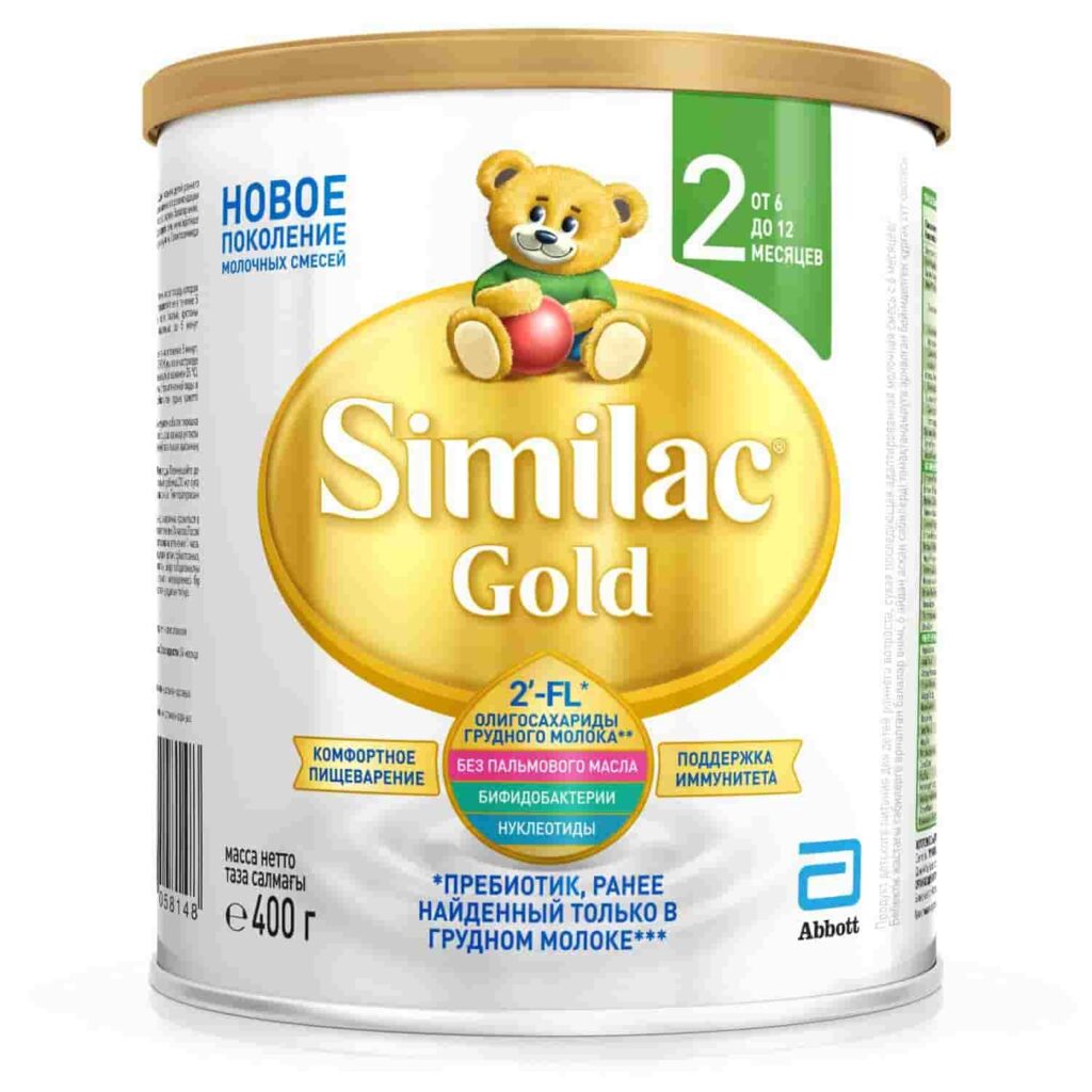 Молочная смесь Симилак Gold 2 6-12 месяцев, 400 г
