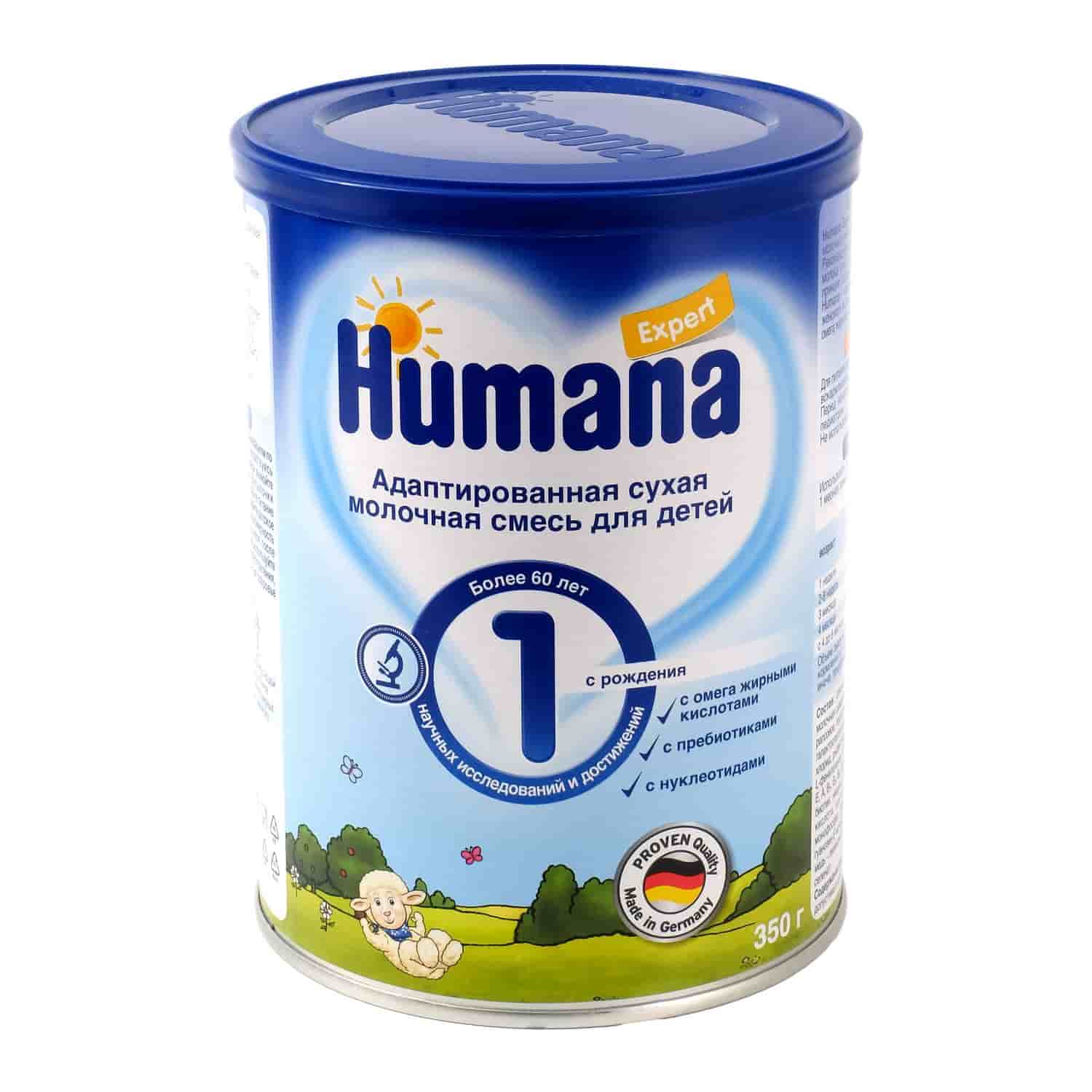 Молочная смесь Хумана Expert 1 0-6 месяцев, 350 г